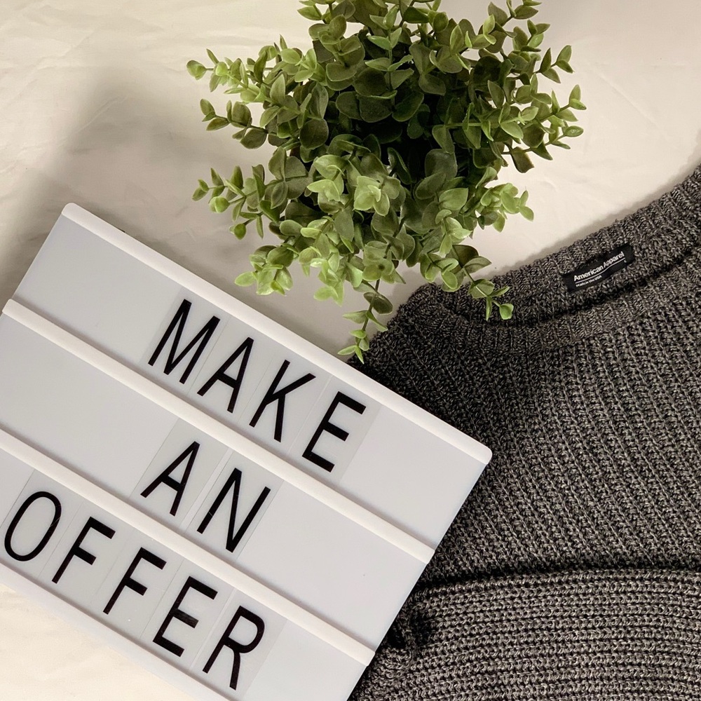 American apparel sweater
